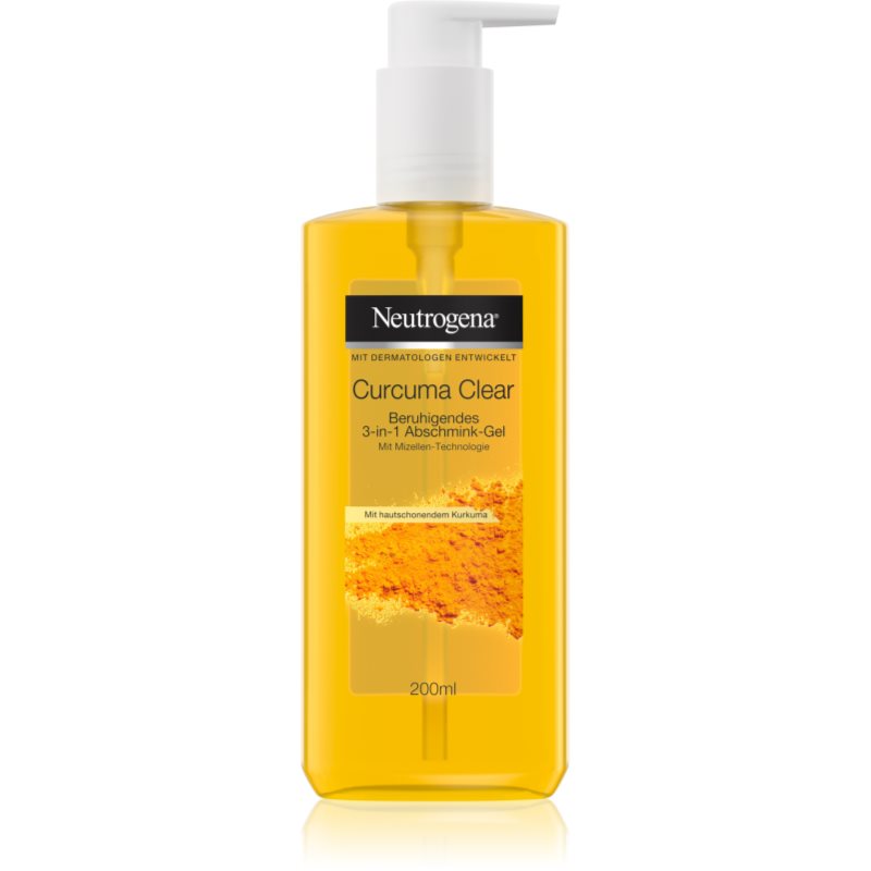 Neutrogena Curcuma Clear Gel Micellare Detergente 200 Ml