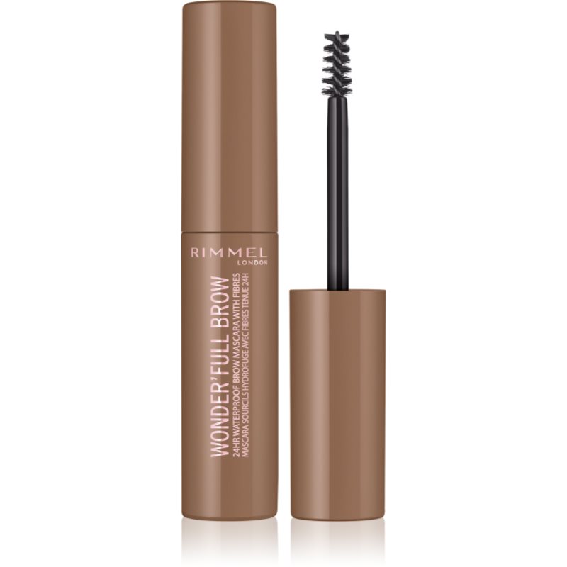 Rimmel Wonder'Full Brow Mascara Per Sopracciglia Resistente All'Acqua Colore 001 Light 4,5 Ml