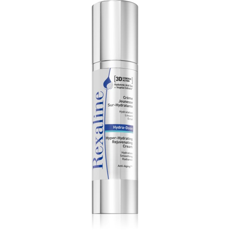 Rexaline 3D Hydra-Dose Crema Idratante E Lisciante Viso Per Pelli Normali E Secche 50 Ml