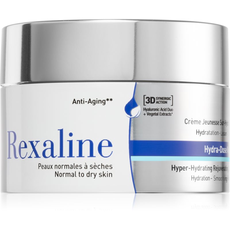 Rexaline 3D Hydra-Dose Rich Crema Idratante E Lisciante Viso Per Pelli Normali E Secche 50 Ml