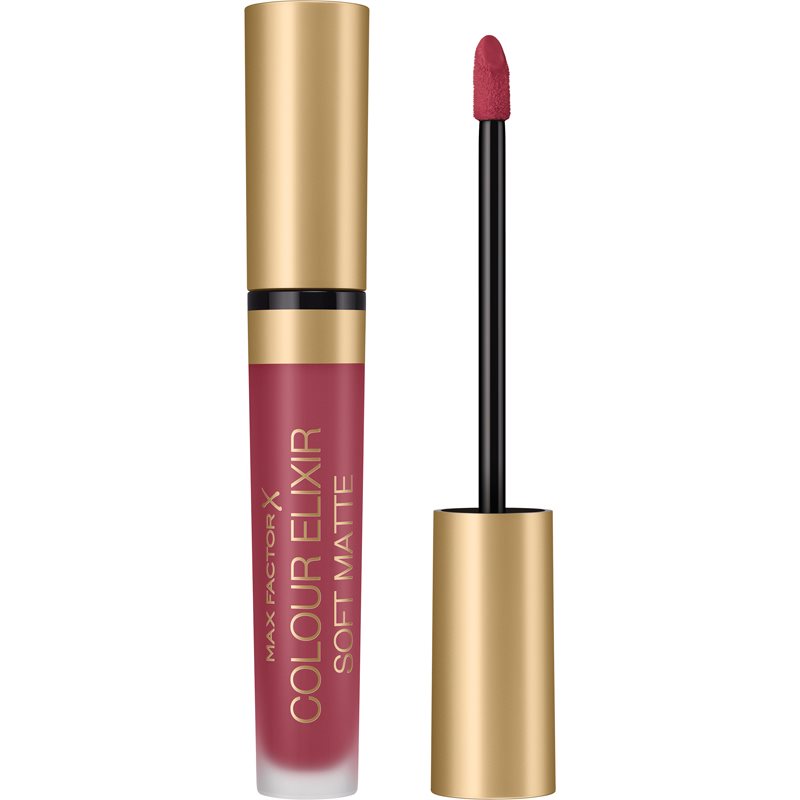 Max Factor Colour Elixir Soft Matte Rossetto Liquido Lunga Tenuta Colore 035 Faded Red 4 Ml