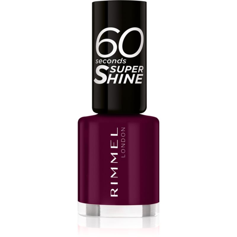 Rimmel 60 Seconds Super Shine Smalto Per Unghie Colore 712 Berry Pop 8 Ml
