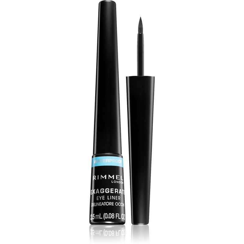 Rimmel Exaggerate Waterproof Eyeliner Colore 003 Glossy Black 2,5 Ml