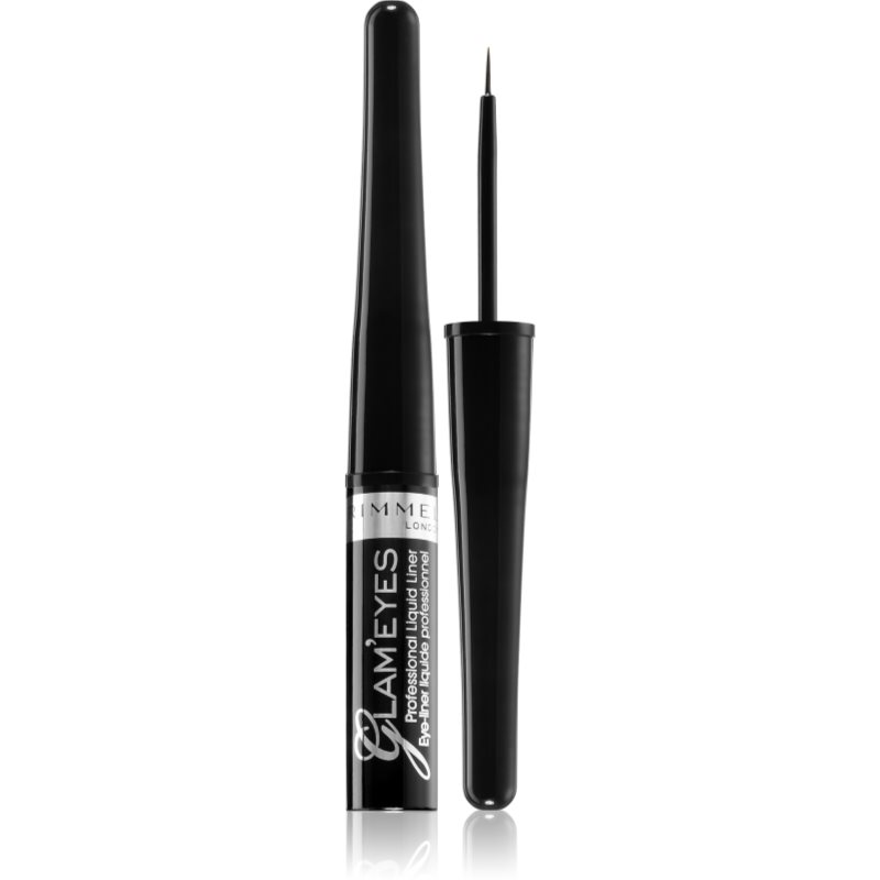 Rimmel Glam' Eyes Eyeliner Liquidi Colore 001 Black Glamour 3,5 Ml
