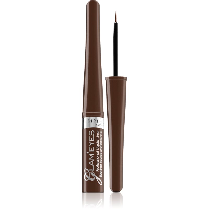 Rimmel Glam' Eyes Eyeliner Liquidi Colore 002 Brown Velvet 3,5 Ml