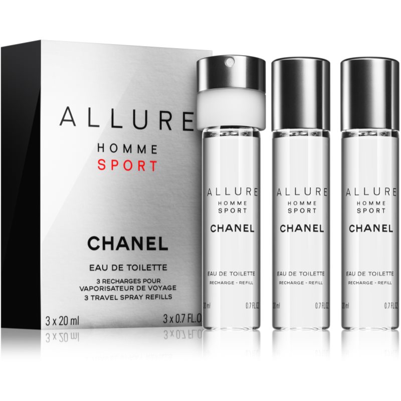 Chanel Allure Homme Sport Eau De Toilette Per Uomo 3 X 20 Ml