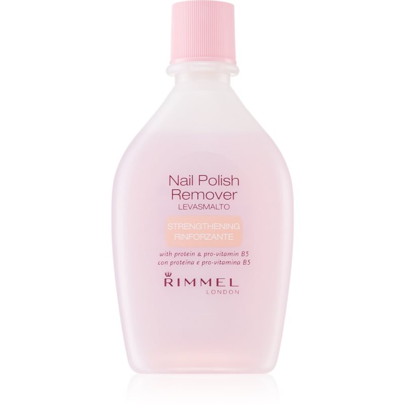 Rimmel Nail Polish Remover Solvente Per Unghie Effetto Rassodante 100 Ml