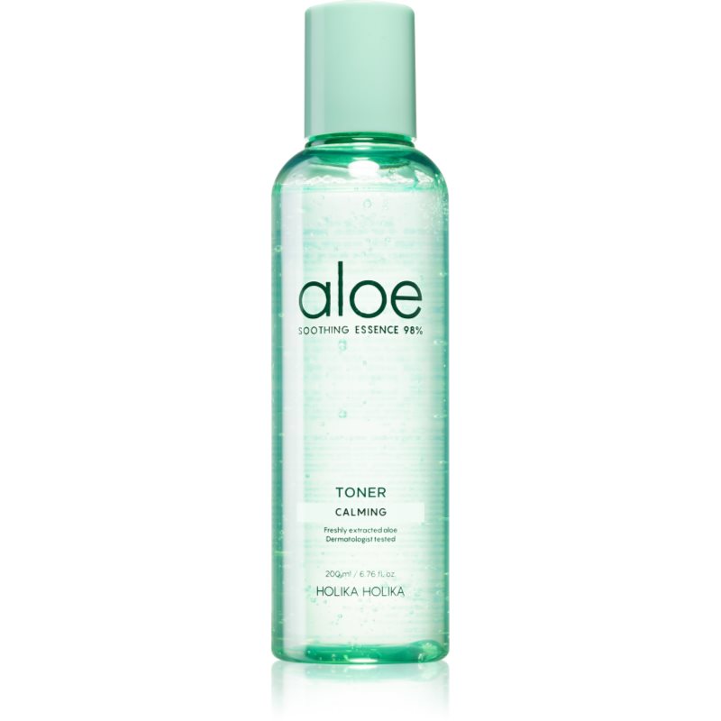 Holika Holika Aloe Soothing Essence Lozione Tonica Idratante E Nutriente Con Effetto Rinfrescante 200 Ml