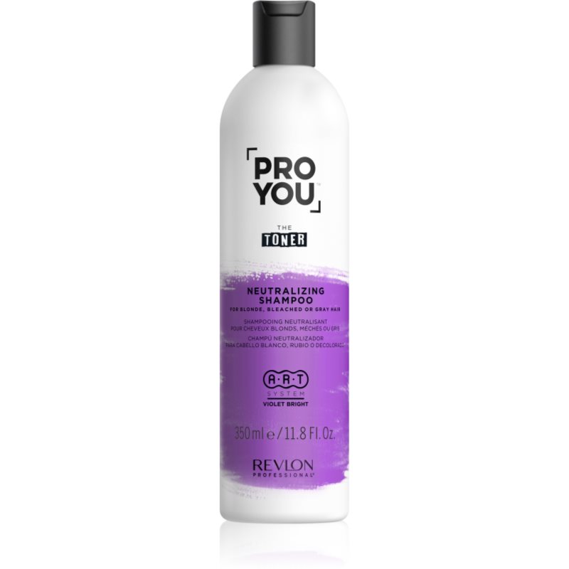 Revlon Professional Pro You The Toner Shampoo Anti-Giallo Per Capelli Biondi E Grigi 350 Ml