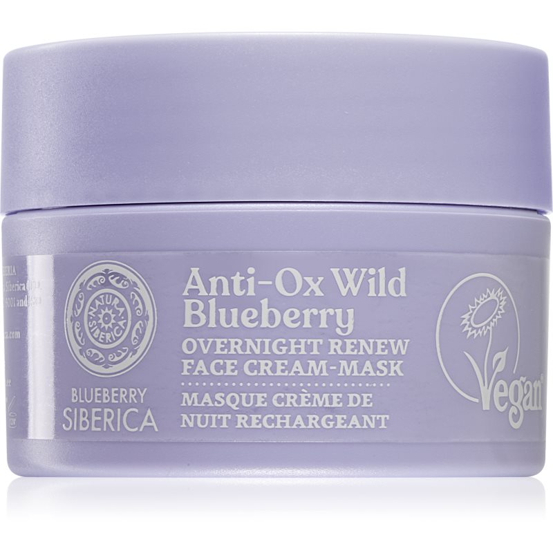 Natura Siberica Anti-Ox Wild Blueberry Maschera In Crema Rigenerante Notte 50 Ml