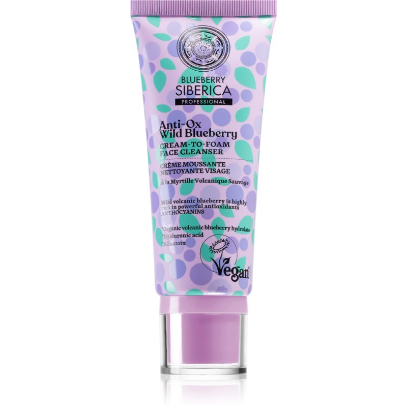 Natura Siberica Anti-Ox Wild Blueberry Mousse Detergente In Crema Per Il Viso 100 Ml