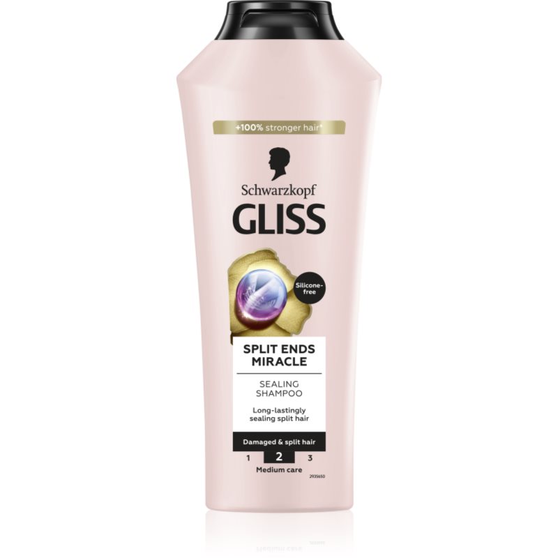 Schwarzkopf Gliss Split Ends Miracle Shampoo Rigenerante Per Doppie Punte 400 Ml