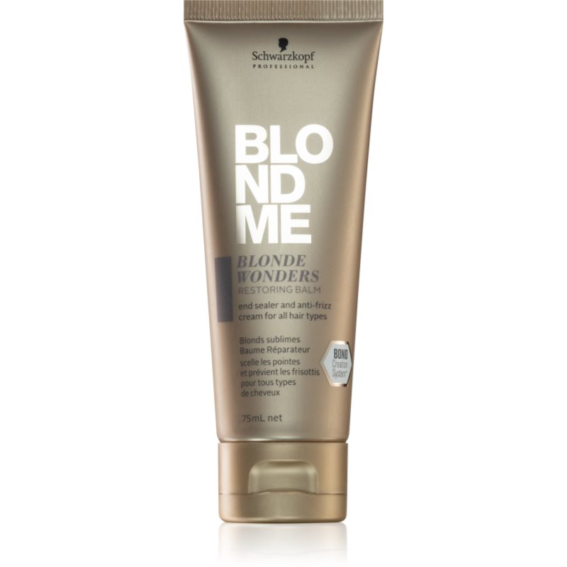 Schwarzkopf Professional Blondme Blonde Wonders Balsamo Rigenerante Per Capelli Biondi E Con Mèches 75 Ml