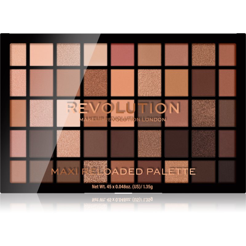 Makeup Revolution Maxi Reloaded Palette Palette Di Ombretti In Polvere Colore Ultimate Nudes 45X1.35 G