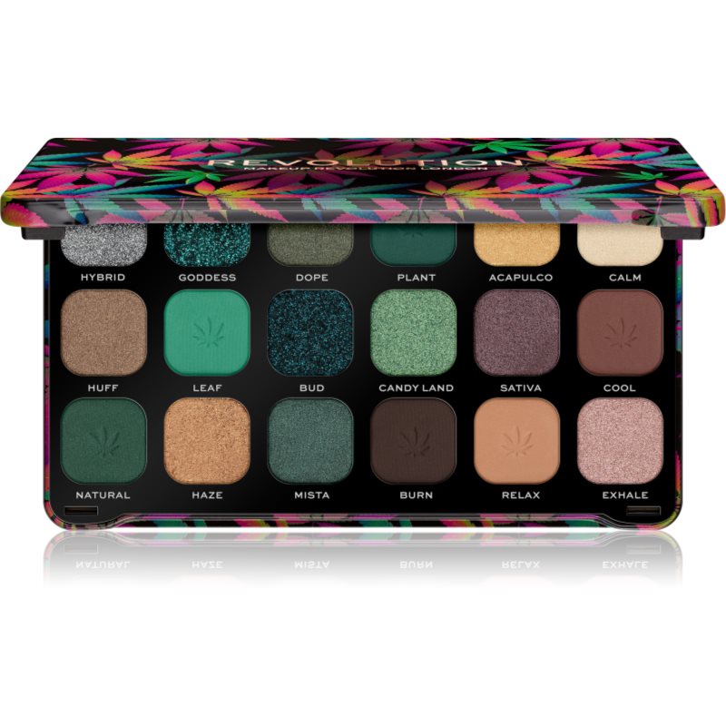 Makeup Revolution Forever Flawless Palette Di Ombretti Colore Chilled 18 X 1.1 G