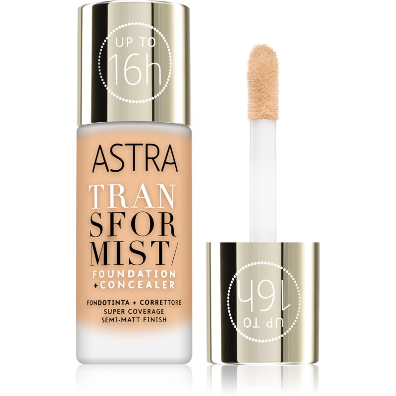 Astra Make-Up Transformist Fondotinta Lunga Tenuta Colore 003N Warm Beige 18 Ml