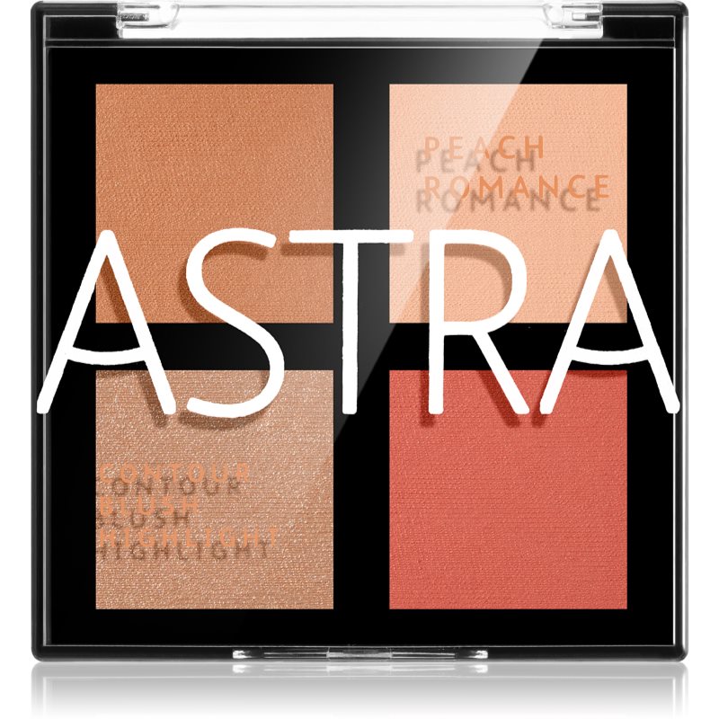 Astra Make-Up Romance Palette Palette Contouring Per Il Viso Colore 01 Peach Romance 8 G