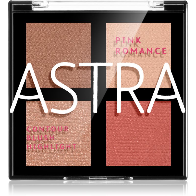 Astra Make-Up Romance Palette Palette Contouring Per Il Viso Colore 02 Pink Romance 8 G