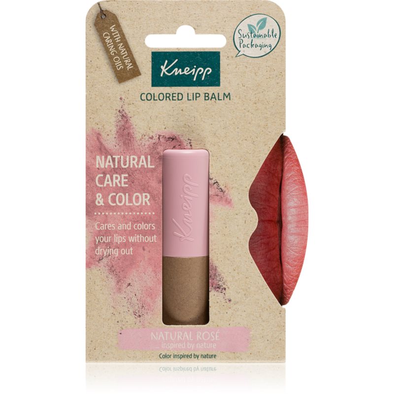 Kneipp Natural Care & Color Balsamo Colorato Labbra Colore Natural Rosé 3,5 G