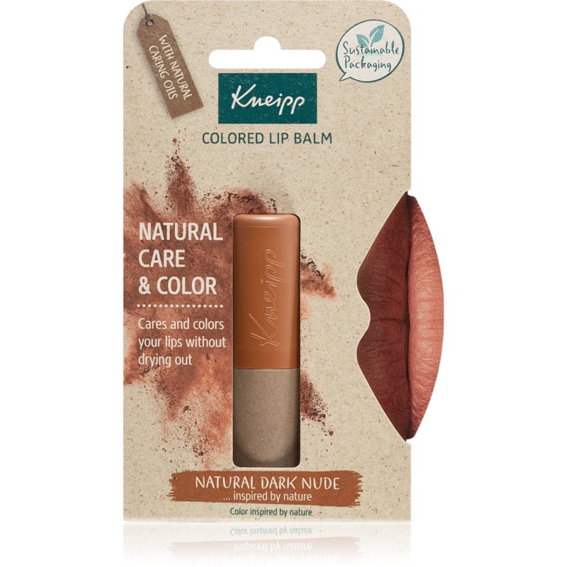 Kneipp Natural Care & Color Balsamo Colorato Labbra Colore Natural Dark Nude 3,5 G