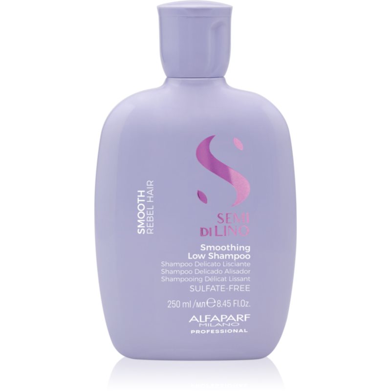 Alfaparf Milano Semi Di Lino Smooth Shampoo Lisciante Per Capelli Ribelli E Crespi 250 Ml