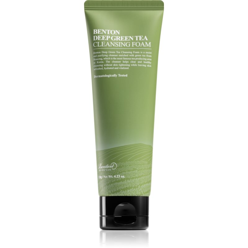 Benton Deep Green Tea Mousse Detergente Idratante Con The Verde 120 G