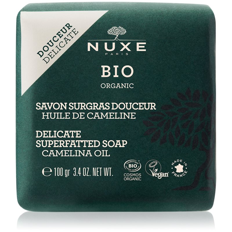 Nuxe Bio Organic Sapone Nutriente Ultra-Delicato Per Corpo E Viso 100 G