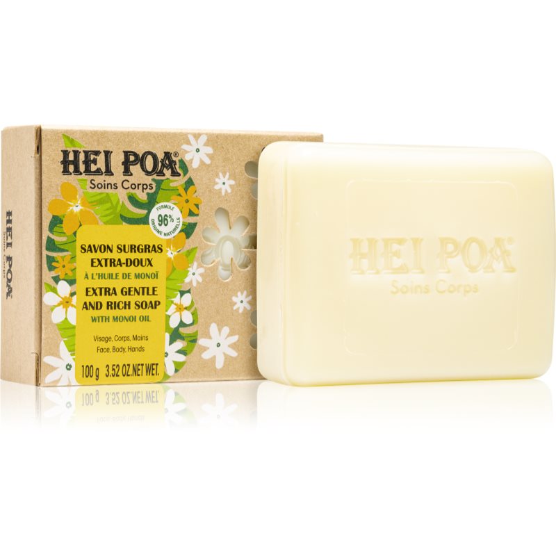 Hei Poa Tahiti Monoi Oil Sapone Solido 100 G
