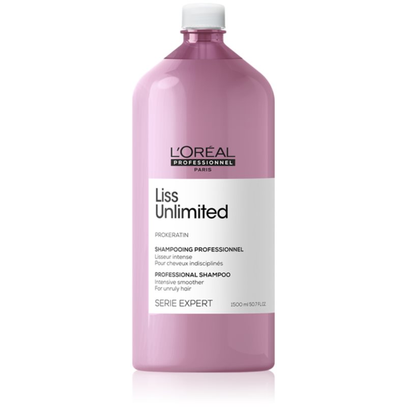 L’Oréal Professionnel Serie Expert Liss Unlimited Shampoo Levigante Per Capelli Ribelli 1500 Ml