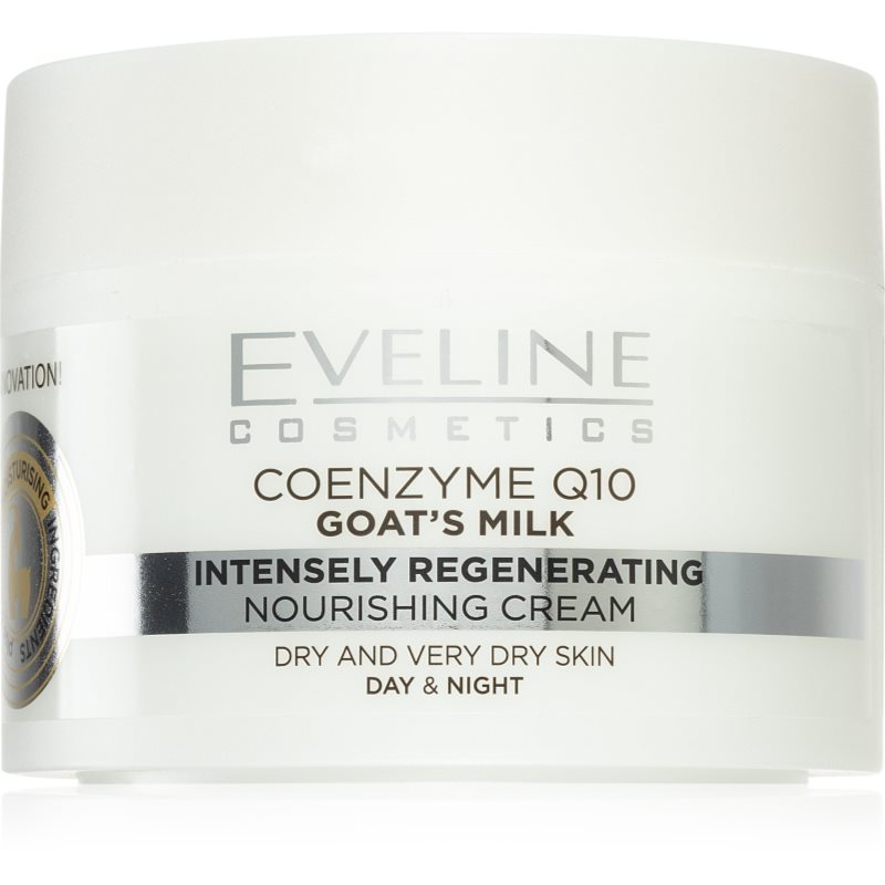 Eveline Cosmetics Coenzym Q10 & Goat'S Milk Crema Idratante Viso Con Latte Di Capra 50 Ml
