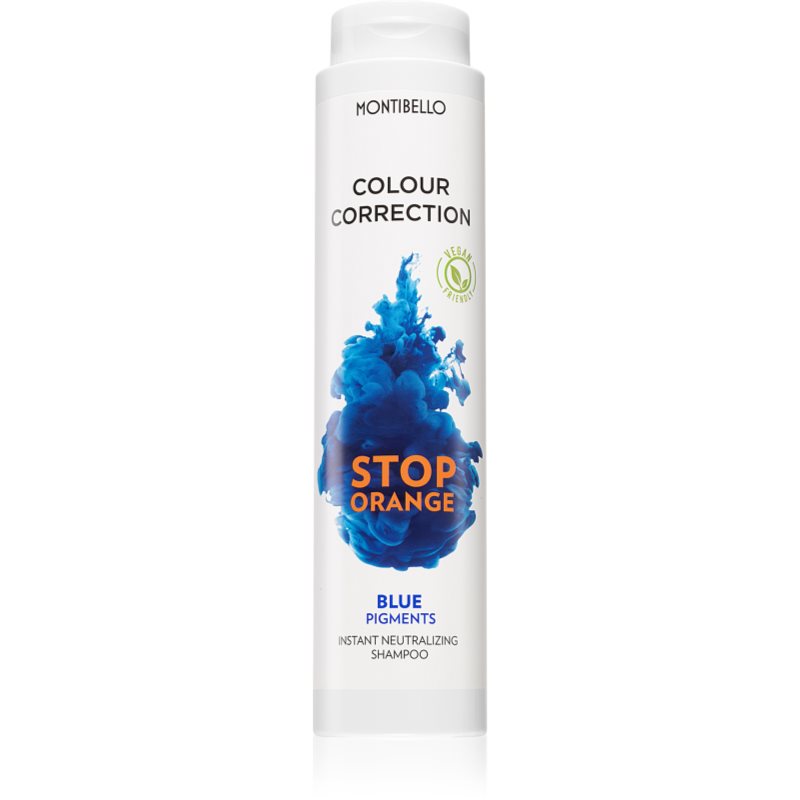 Montibello Colour Correction Stop Orange Shampoo Per Capelli Decolorati E Biondi Sfumature Neutralizzanti Di Ottone 300 Ml