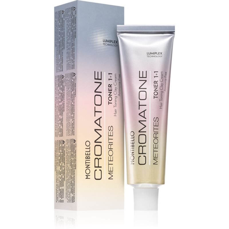 Montibello Cromatone Meteorites Toner Tinta Per Capelli Per Capelli Biondi Molto Chiari, Con Mèches E Bianchi Colore Smoky Quartz 60 G
