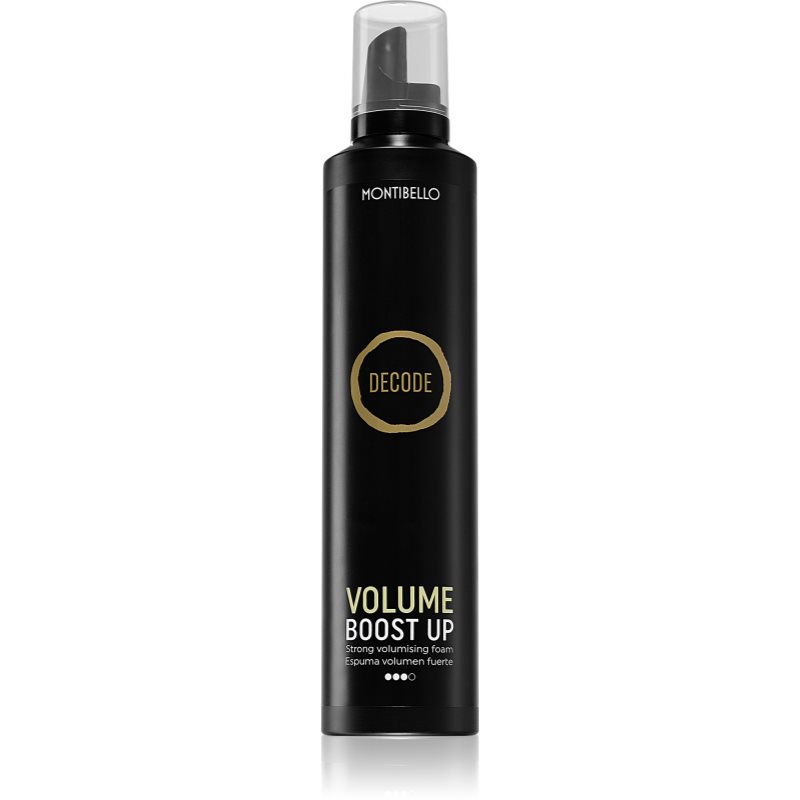 Montibello Decode Volume Boost Up Schiuma Modellante Con Fissaggio Extra Forte 300 Ml