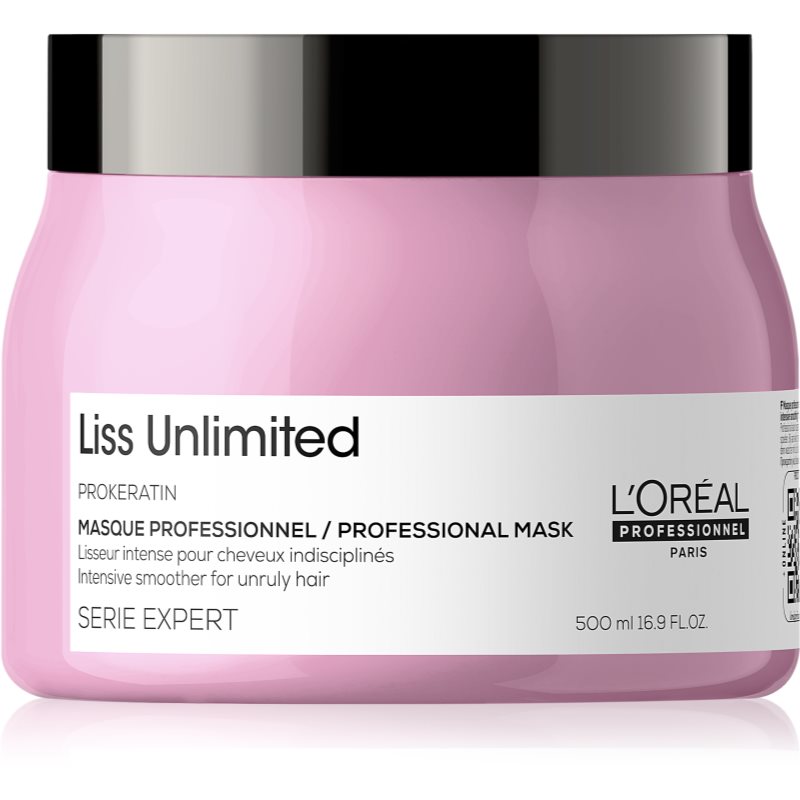 L’Oréal Professionnel Serie Expert Liss Unlimited Maschera Lisciante Per Capelli Ribelli 500 Ml