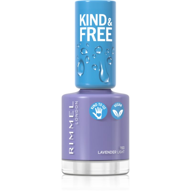 Rimmel Kind & Free Smalto Per Unghie Colore 153 Lavender Light 8 Ml
