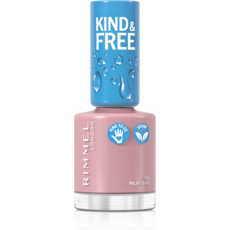 Rimmel Kind & Free Smalto Per Unghie Colore 154 Milky Bare 8 Ml