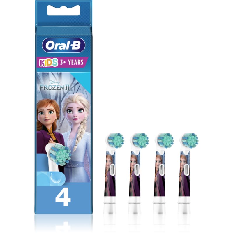 Oral B Kids 3+ Frozen Testine Di Ricambio Per Spazzolino Extra Soft Per Bambini 4 Pz