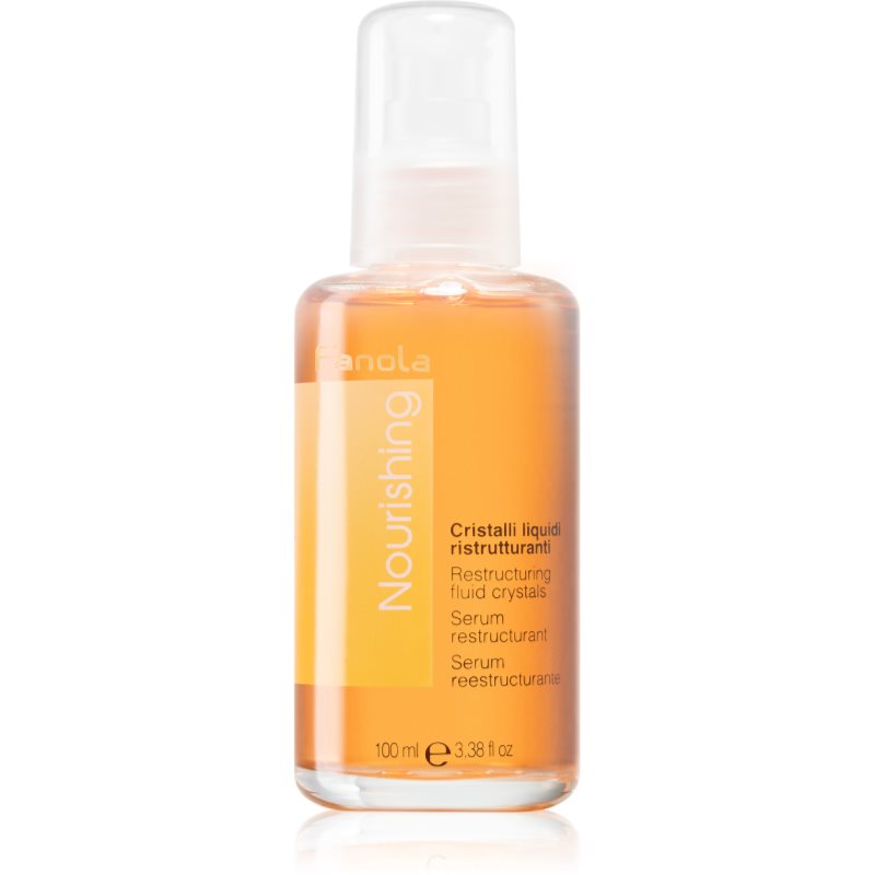 Fanola Nourishing Cristalli Liquidi Siero All'Olio Per Capelli Rovinati E Secchi 100 Ml
