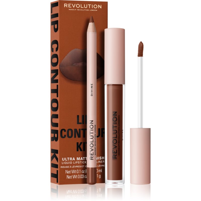 Makeup Revolution Lip Contour Kit Kit Per Labbra Colore D.