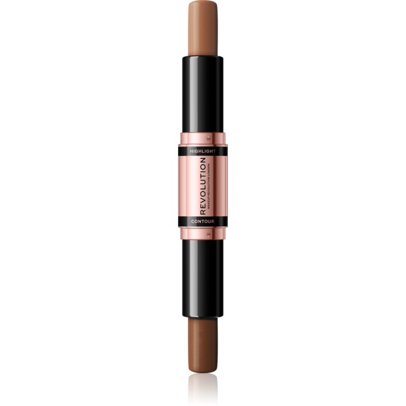 Makeup Revolution Fast Base Matitone Doppio Per Contouring Colore Dark 2X4,3 G