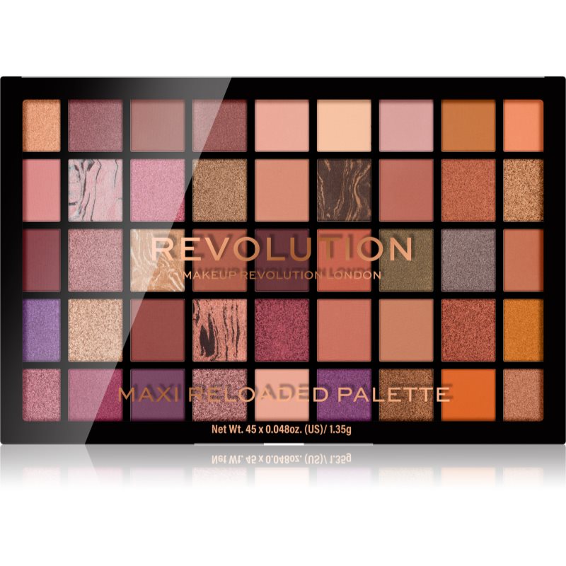 Makeup Revolution Maxi Reloaded Palette Palette Di Ombretti In Polvere Colore Infinite Bronze 45X1.35 G