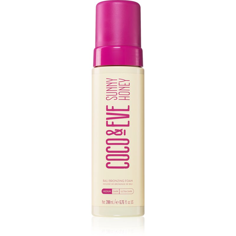 Coco & Eve Sunny Honey Bali Bronzing Foam Mousse Autoabbronzante Medium 200 Ml