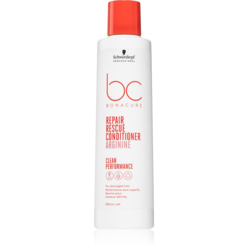 Schwarzkopf Professional Bc Bonacure Repair Rescue Balsamo Per Capelli Rovinati E Secchi 200 Ml