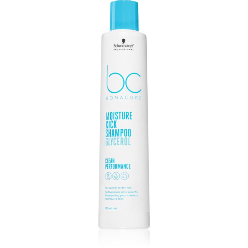Schwarzkopf Professional Bc Bonacure Moisture Kick Shampoo Per Capelli Normali E Secchi 250 Ml
