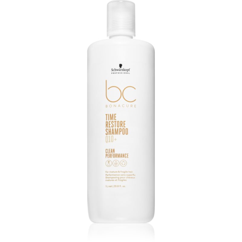 Schwarzkopf Professional Bc Bonacure Time Restore Shampoo Per Capelli Maturi 1000 Ml