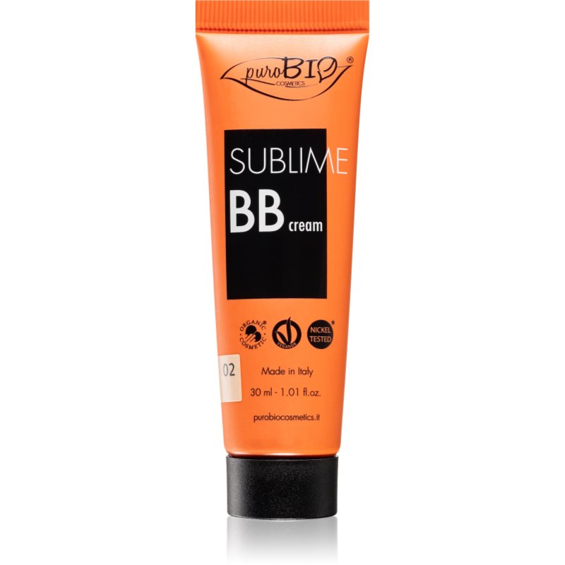 Purobio Cosmetics Sublime Bb Cream Bb Cream Idratante Colore 02 30 Ml