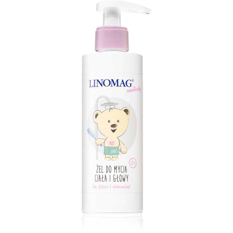 Linomag Emolienty Shampoo & Shower Gel Gel Doccia E Shampoo 2 In 1 Per Neonati 200 Ml