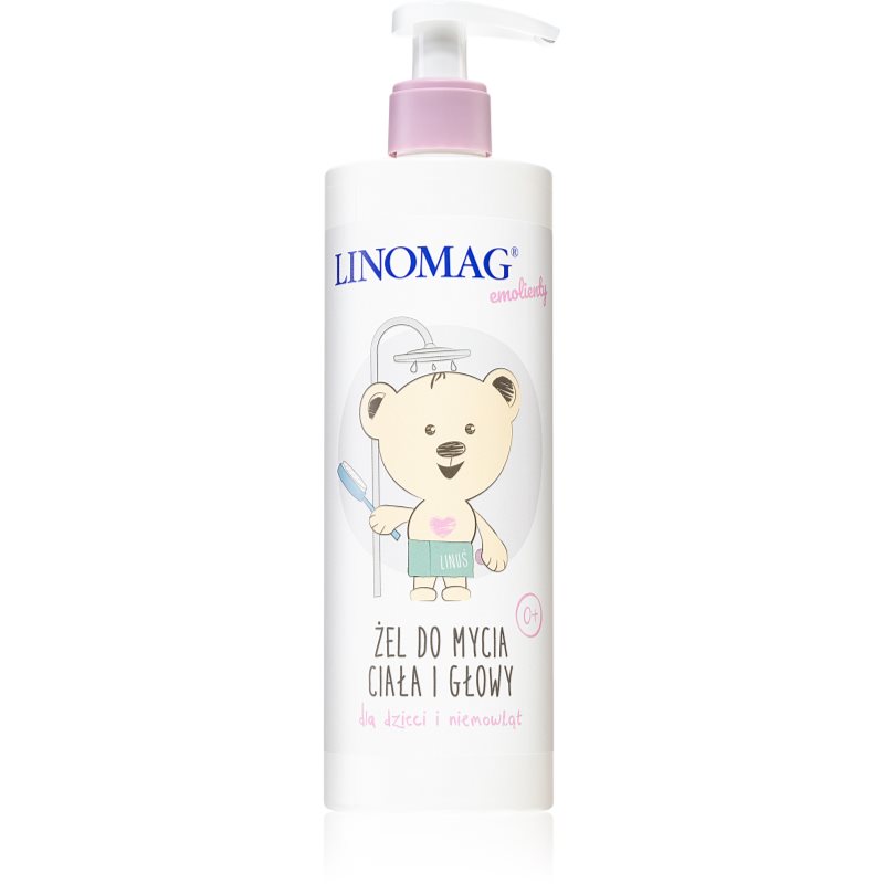 Linomag Emolienty Shampoo & Shower Gel Gel Doccia E Shampoo 2 In 1 Per Neonati 400 Ml