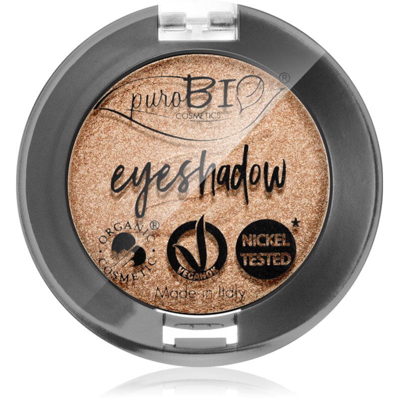 Purobio Cosmetics Compact Eyeshadows Ombretti Colore 01 Sparkling Wine 2,5 G