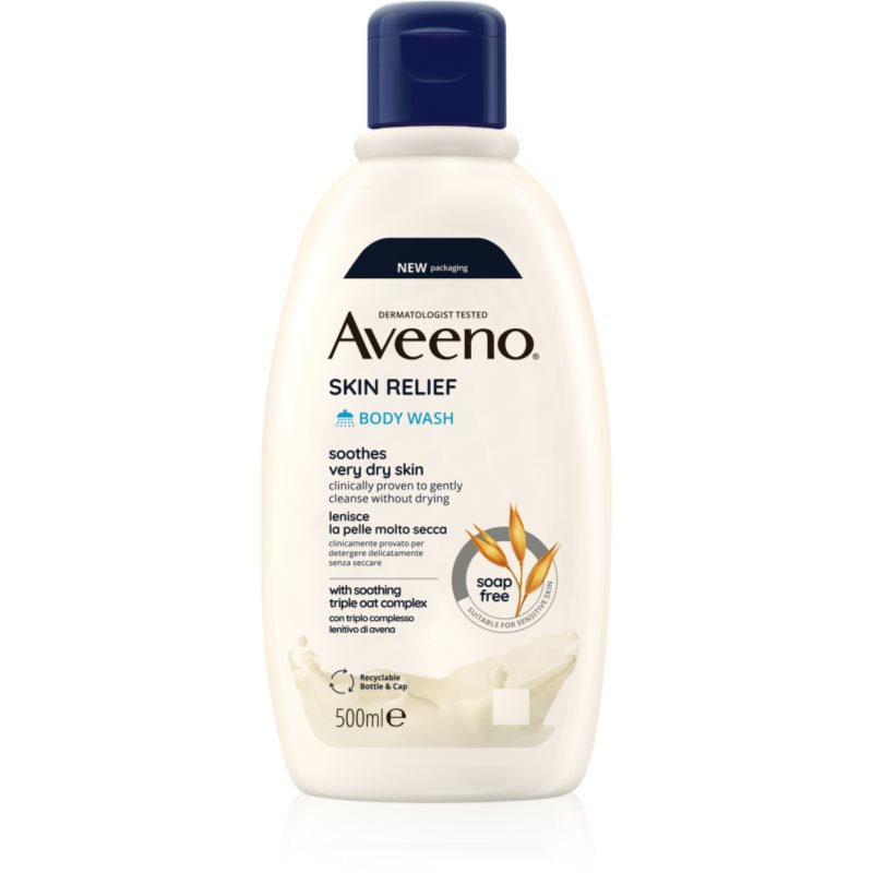 Aveeno Skin Relief Body Wash Gel Doccia Rilassante 500 Ml